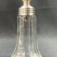 Glass and silver metal sugar shaker