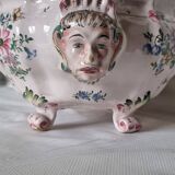 Antique 18th century Marseille earthenware planter by Veuve Perr