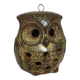 Owl ceramic photophore