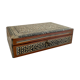 Wood and mother-of-pearl jewelry box