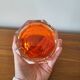 Crystal paperweight tray