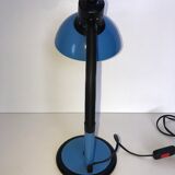 Lampe de bureau bleue et noire
