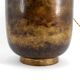 Art Deco modernist lamp in patinated brass, circa 1930.