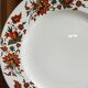 Six vintage English fine porcelain dessert plates