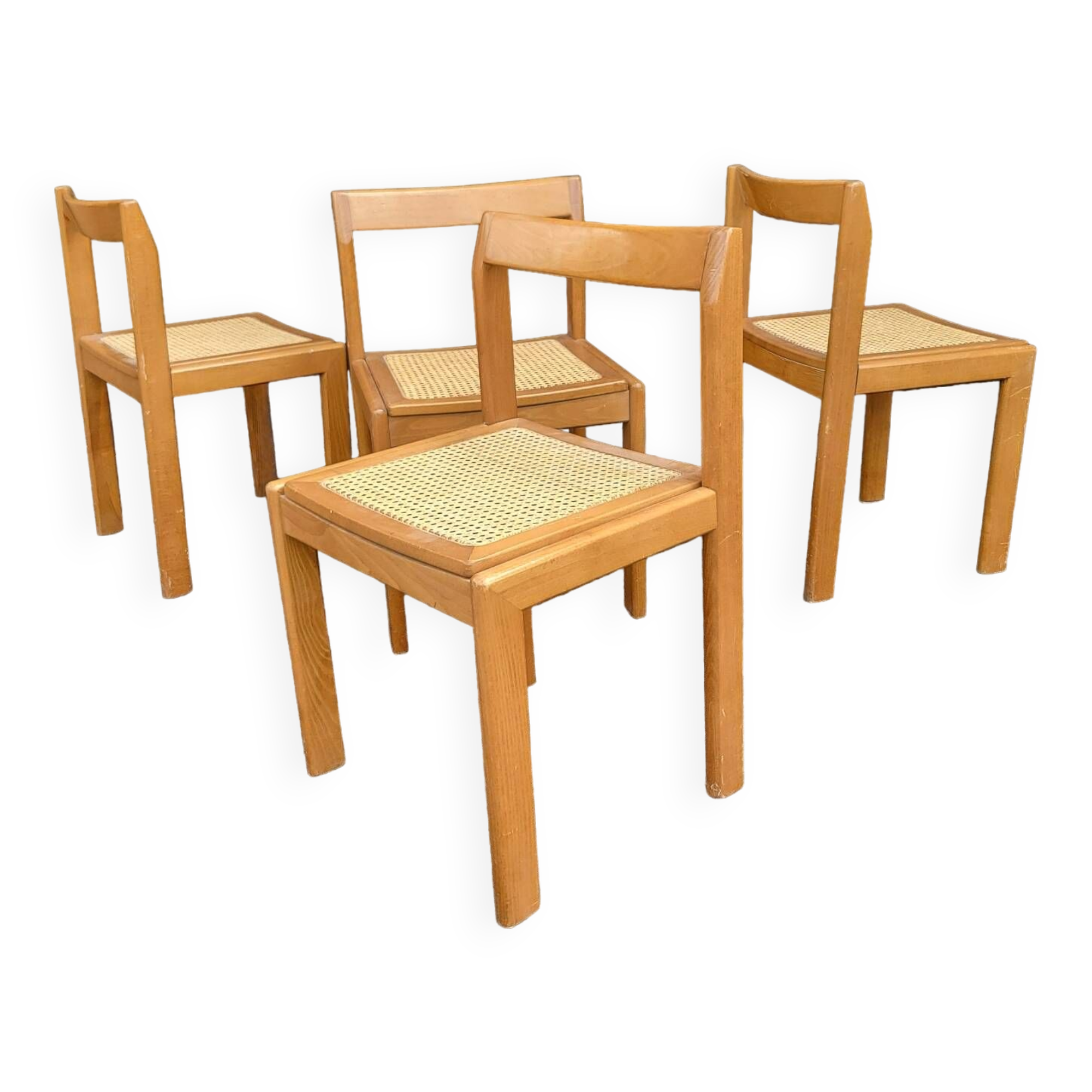 Italian caned chairs