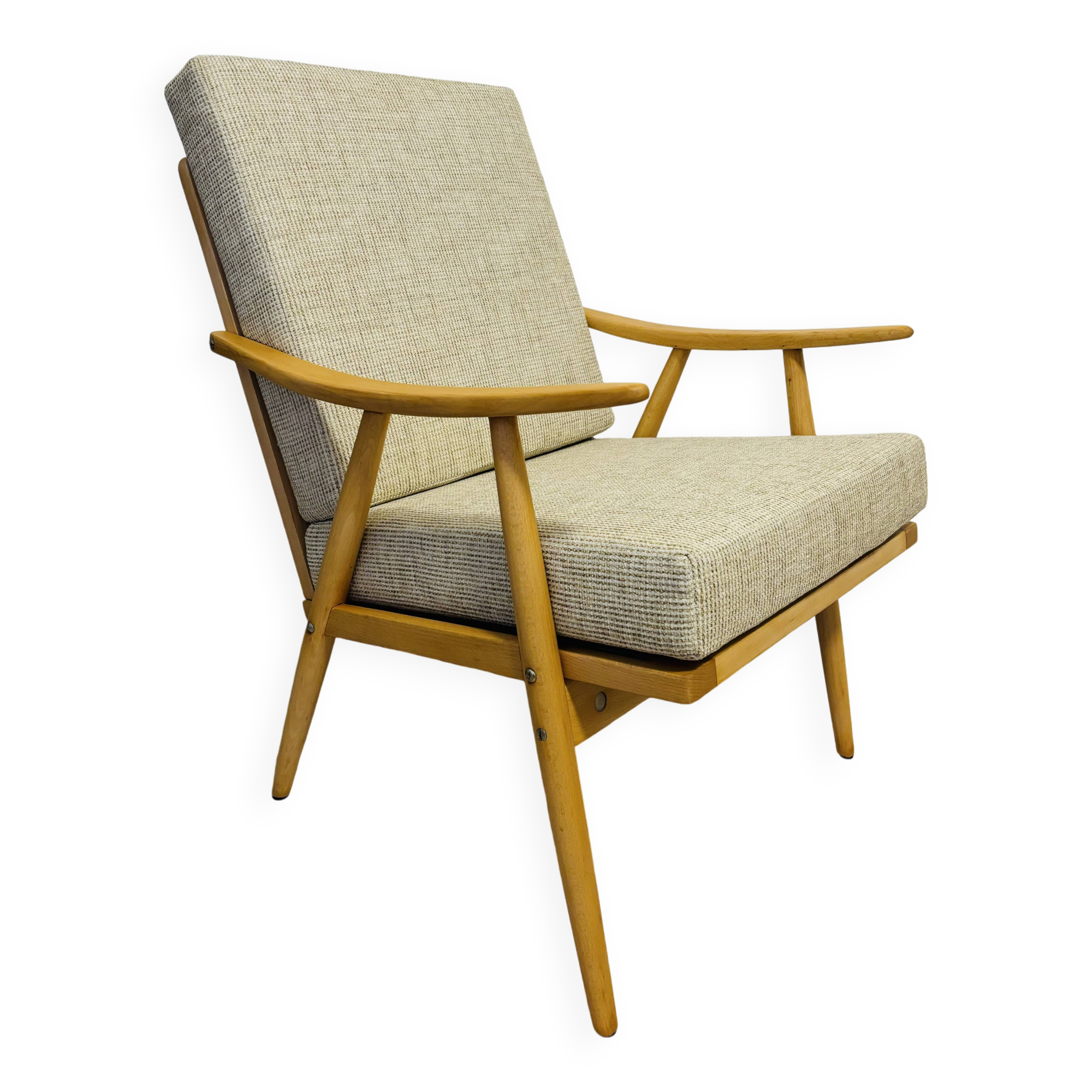 Boomerang armchair by ton from czechoslovakia 1970’s