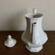 Neo-classical octagonal coffee pot Johnson Brothers pearls 1960