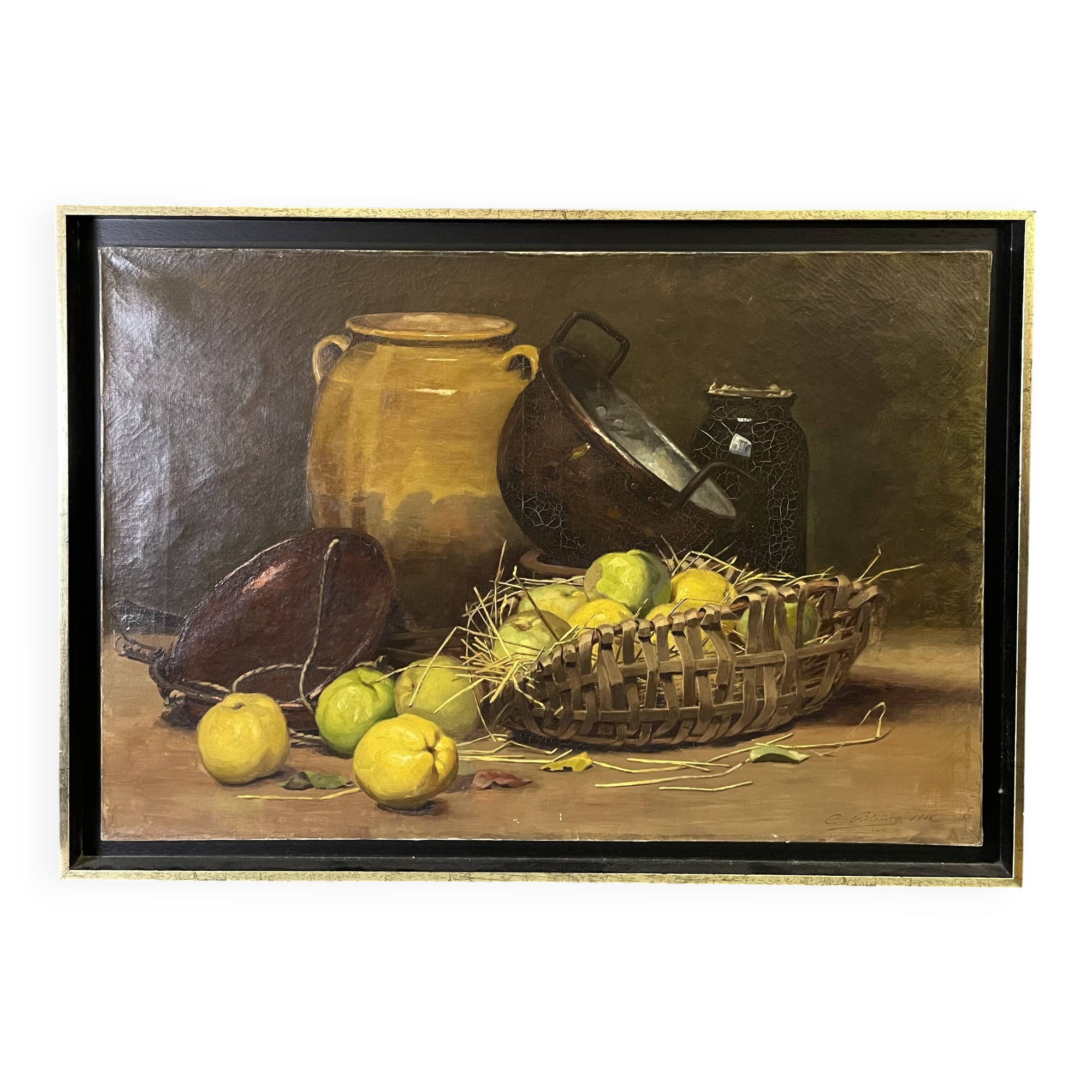Nature Morte aux Cuivres par Claude Francois BLANC