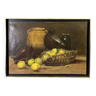 Still Life with Brass by Claude Francois BLANC