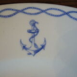 Assiette plate Marine Nationale