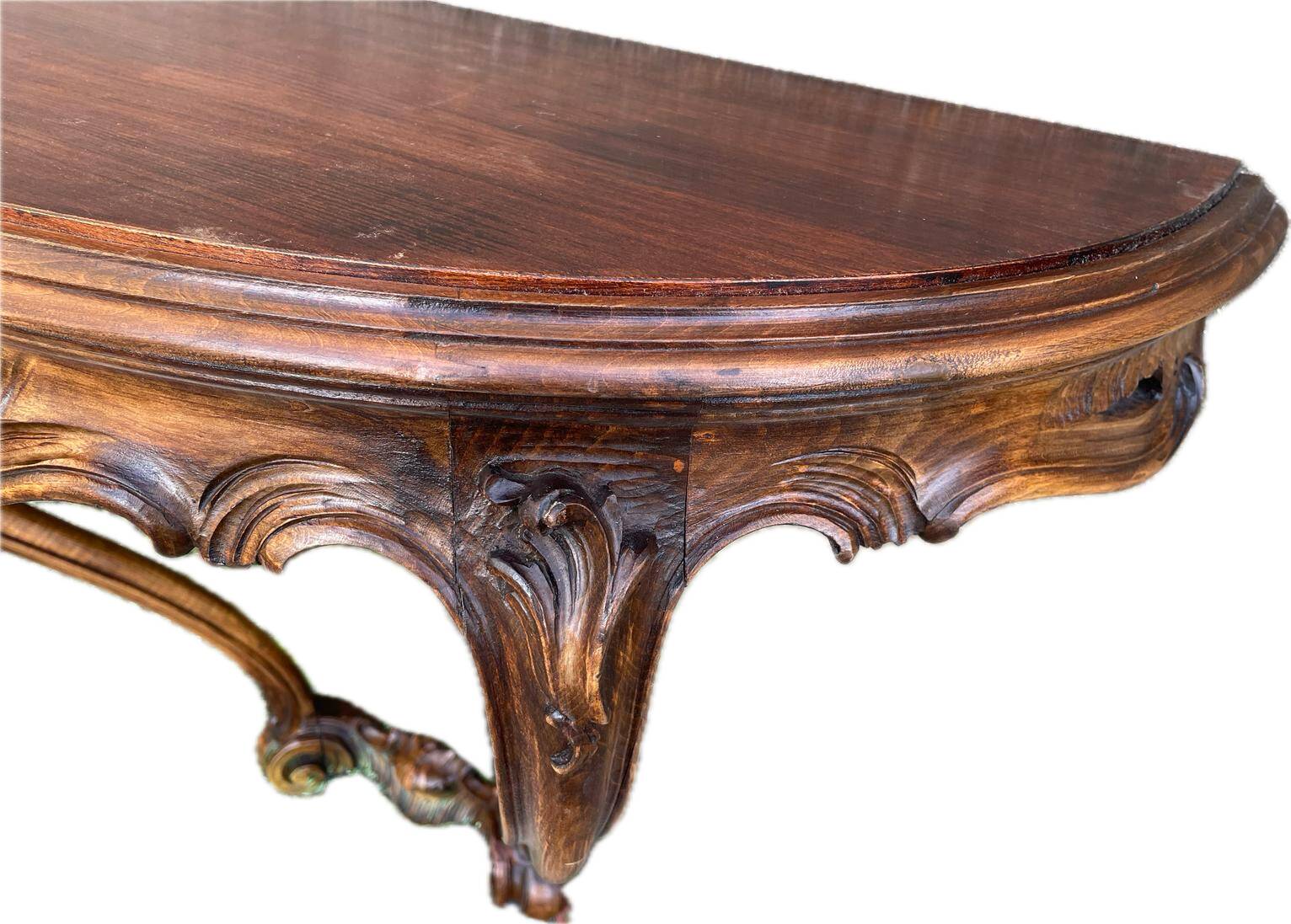 Louis XV Rocaille style console