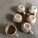 Série de 6 tasses en grès