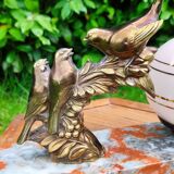 Globe and marble art deco lamp