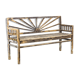 Wooden bench “Sunrise” patina