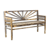 Wooden bench “Sunrise” patina