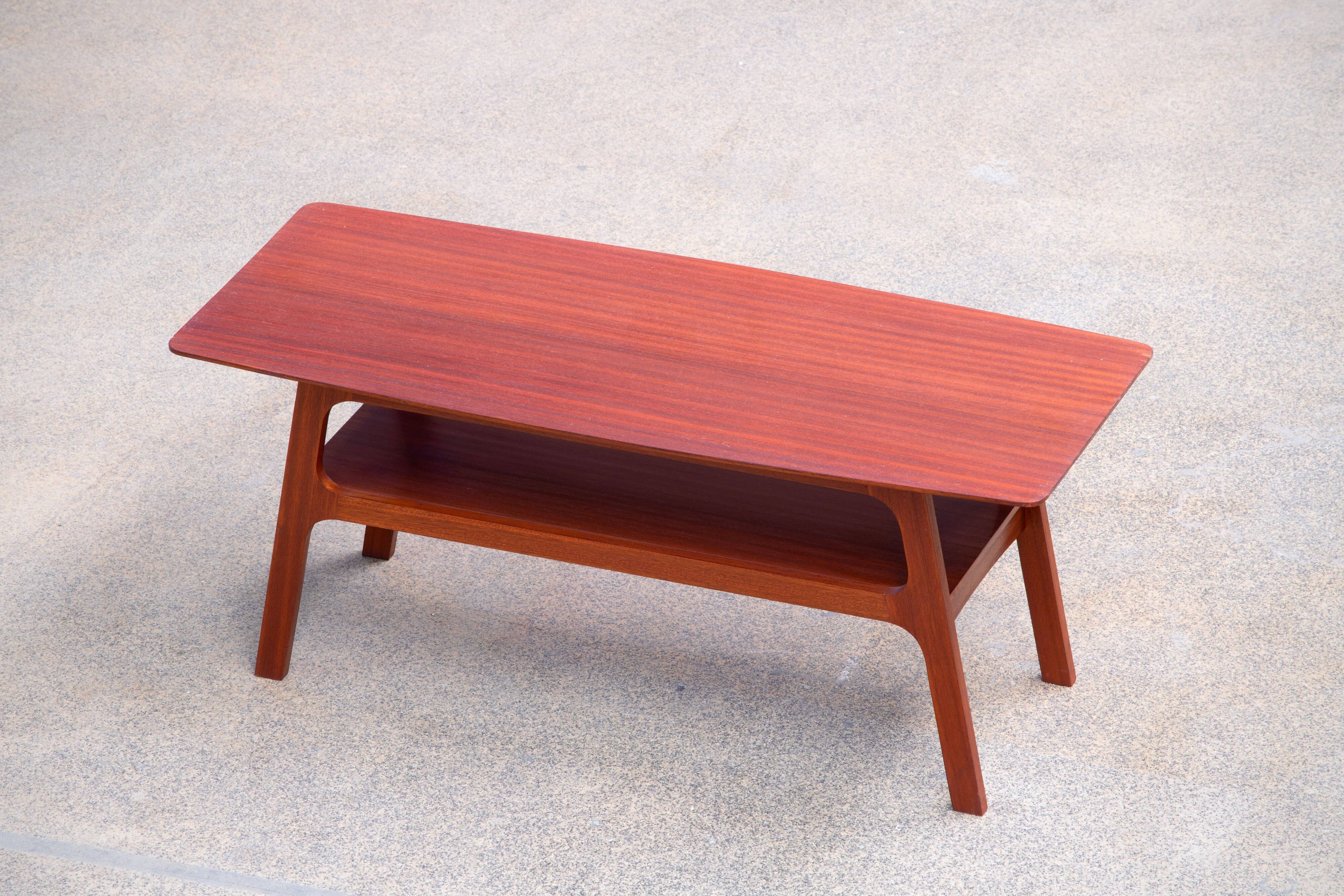 Vintage scandinavian coffee table 1960