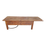 Large farmhouse coffee table, old table
