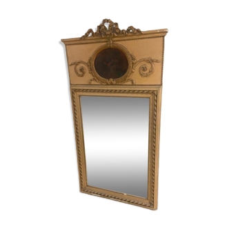 Large old Trumeau mirror Louis XVI style 1900 era