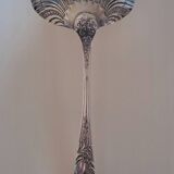 Cuillère à fraises en métal argenté SFAM Louis XV Rocaille