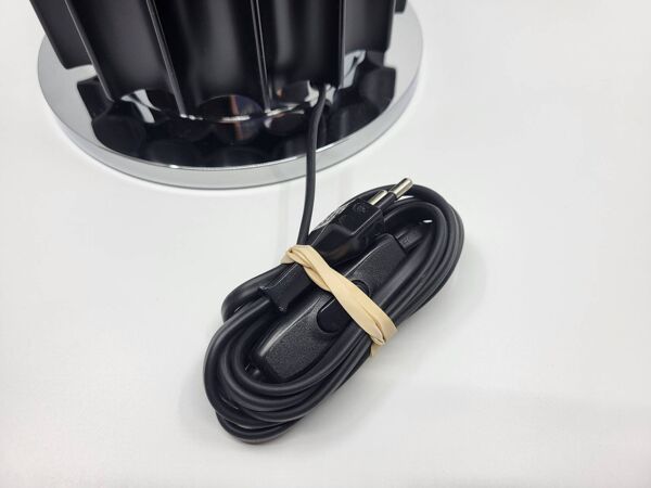 Lampe Taccia par Achille et Pier Castiglioni par Flos grand modèle en verre et Aluminium Italie 1962