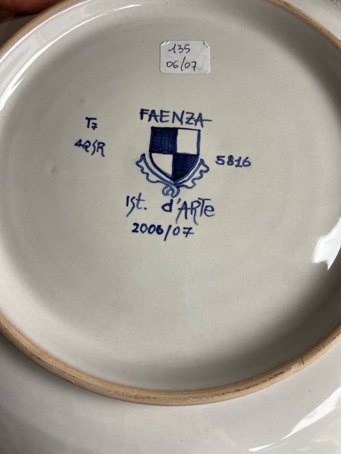 Italian vintage plate