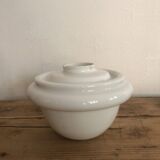 White opaline vase