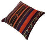 Vintage Turkish KIlim Cushion Cover, 60x60 cm