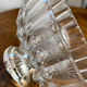 Glass and silver-plated bowls