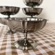 Coupes à glace en inox vintage