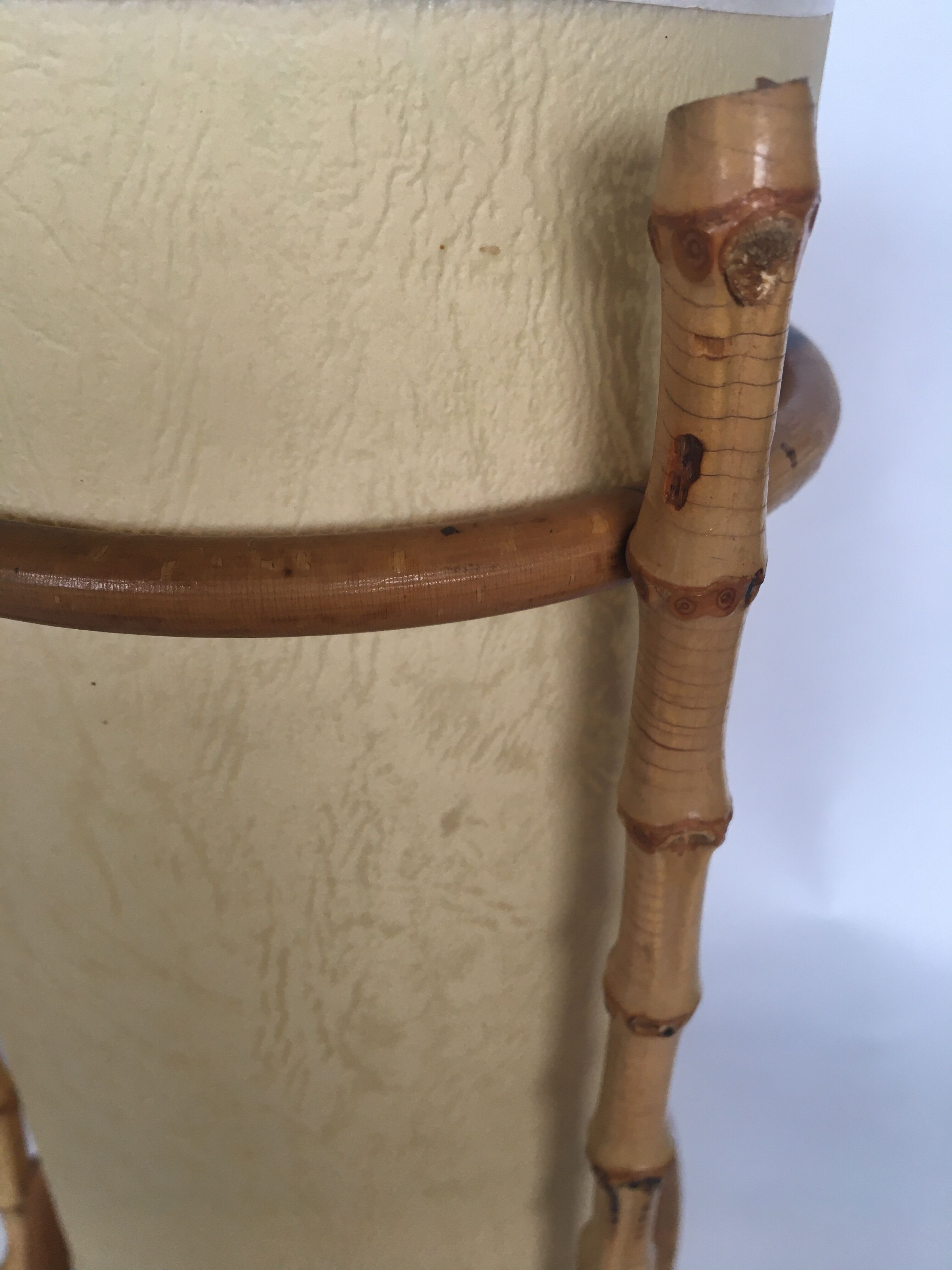 Bamboo lamp and paper