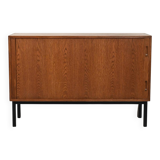 Scandinavian Teak Sideboard with Tambour Door