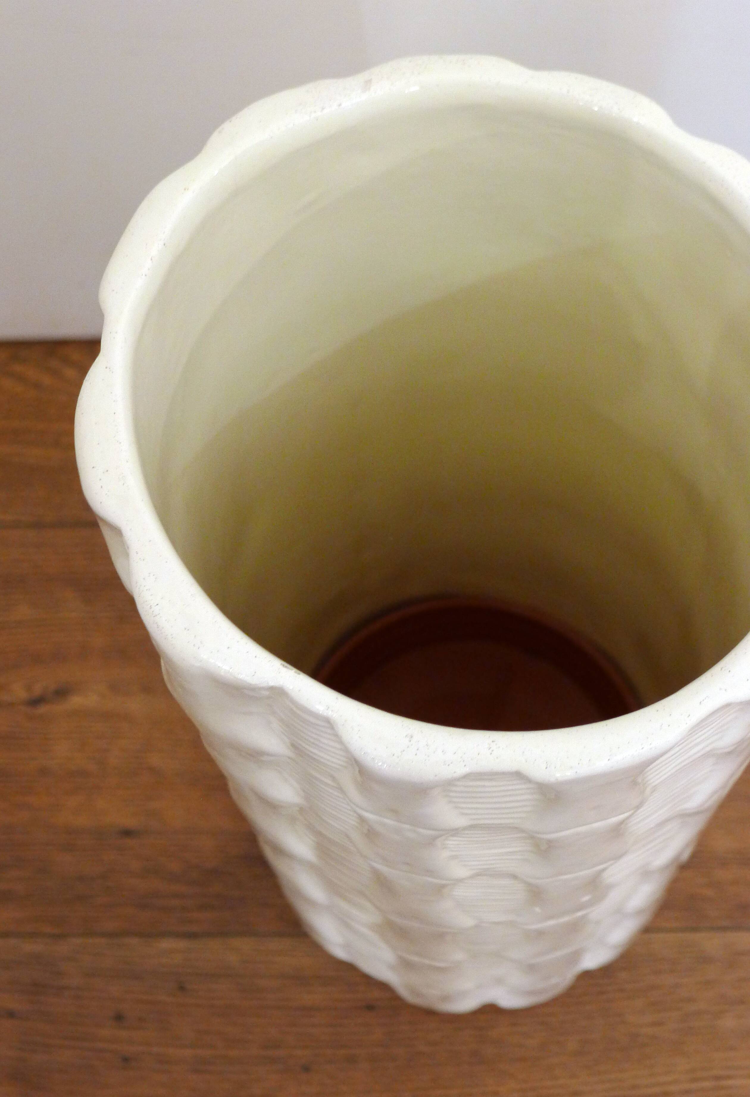 Earthenware bamboo umbrella stand