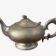 English silver-plated teapot