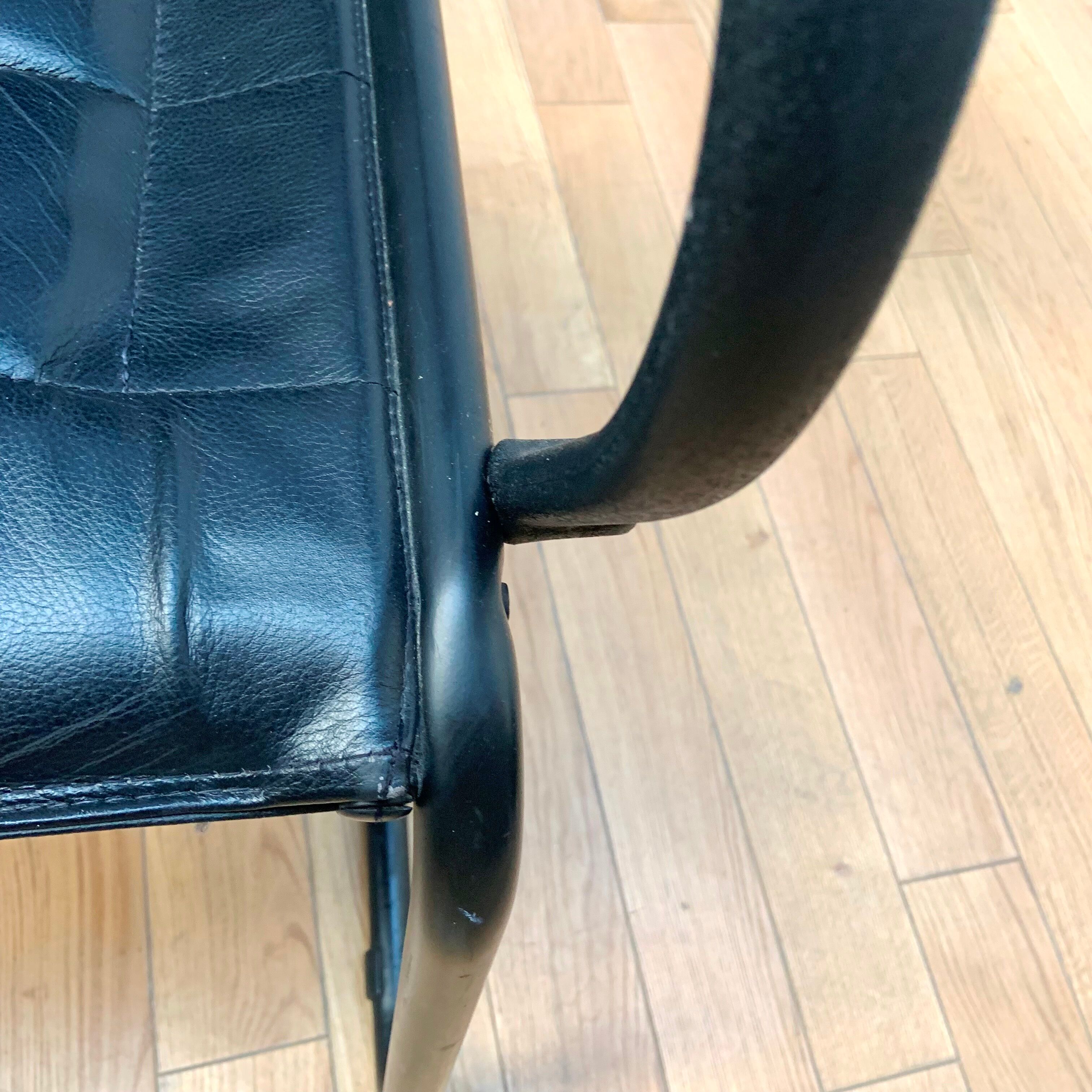 Vintage leather armchair