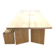 Solid wood dining table
