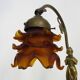 Table lamp, Art Nouveau style, female figure with removable head