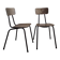 Paires de chaises d'écolier 