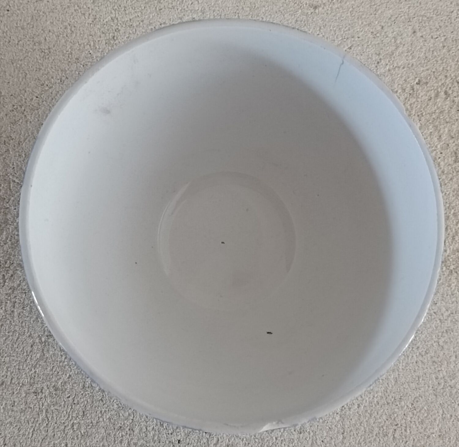 Digoin striped plate and bowl