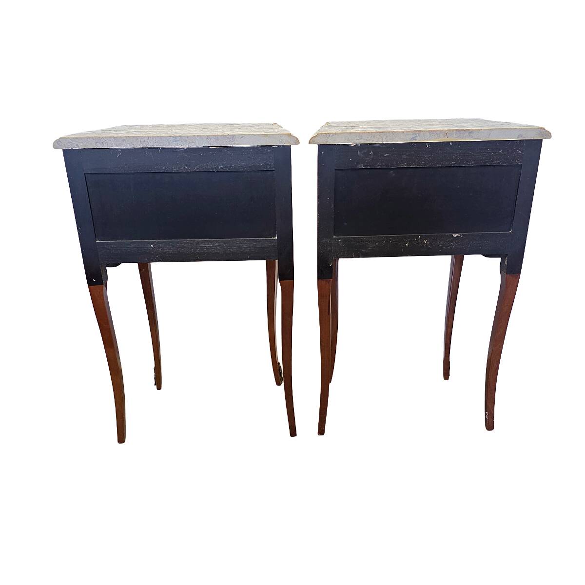 Tables de chevet de style Louis XV, années 1970