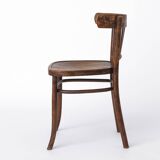 Vintage Wooden Desk Chair 1930s–1950s, Belgian Beech Wood Chair