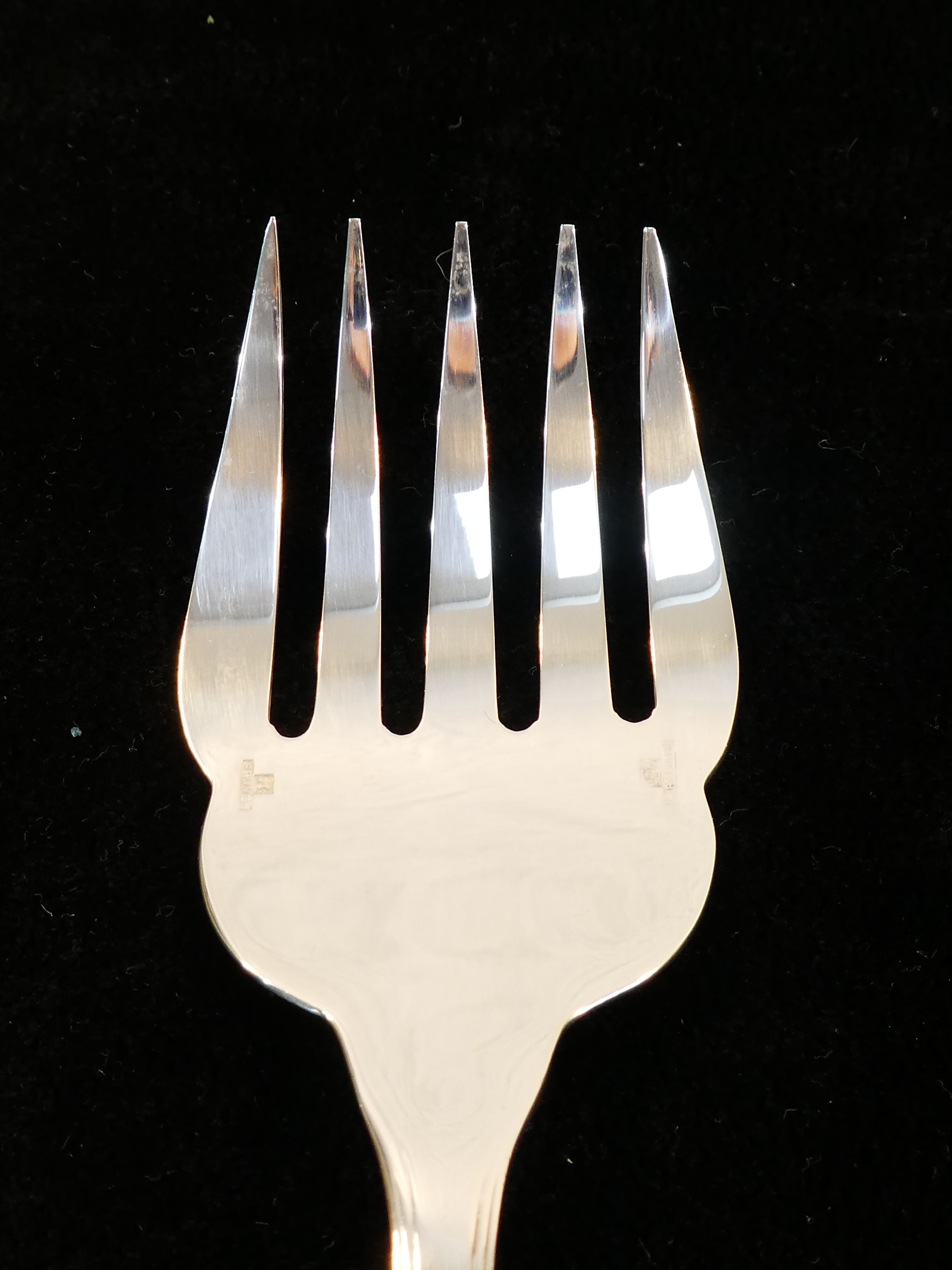 Service cover a poisson Christofle art deco modele america / luc lanel nº2