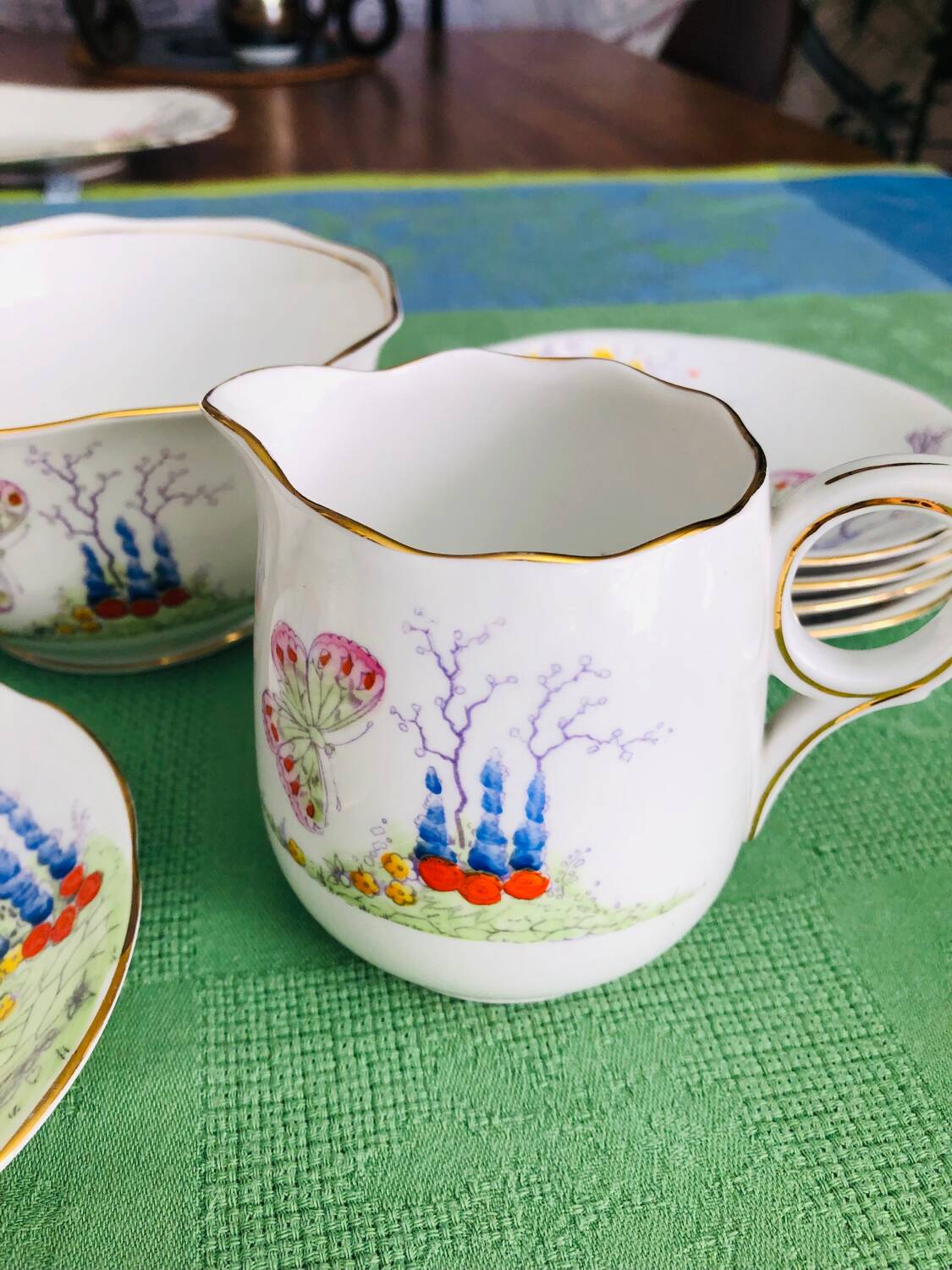 Service thé porcelaine anglaise Melba