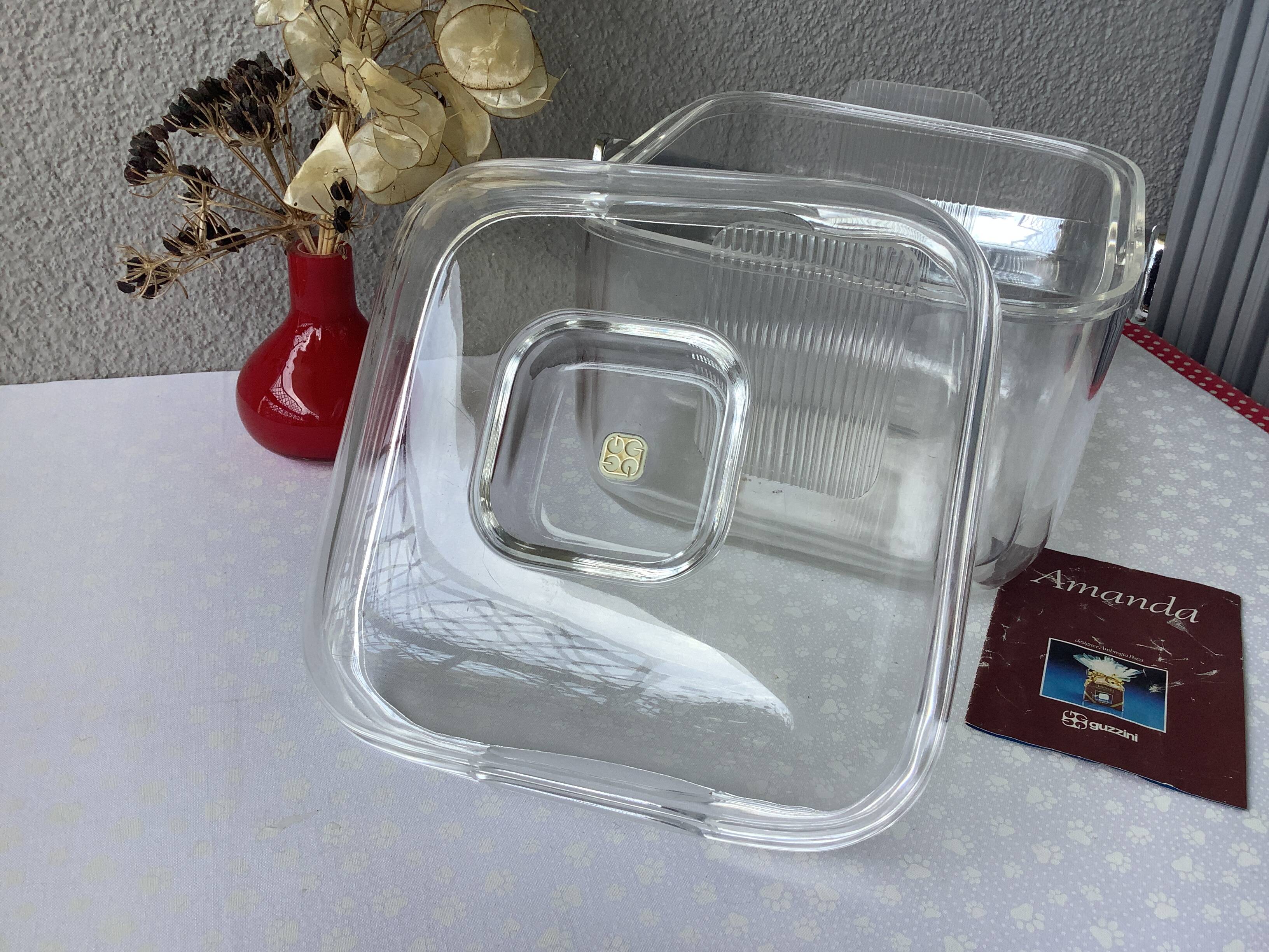 Guzzini ice bucket design Ambrogio Pozzi