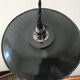 Black metal lampshade suspension