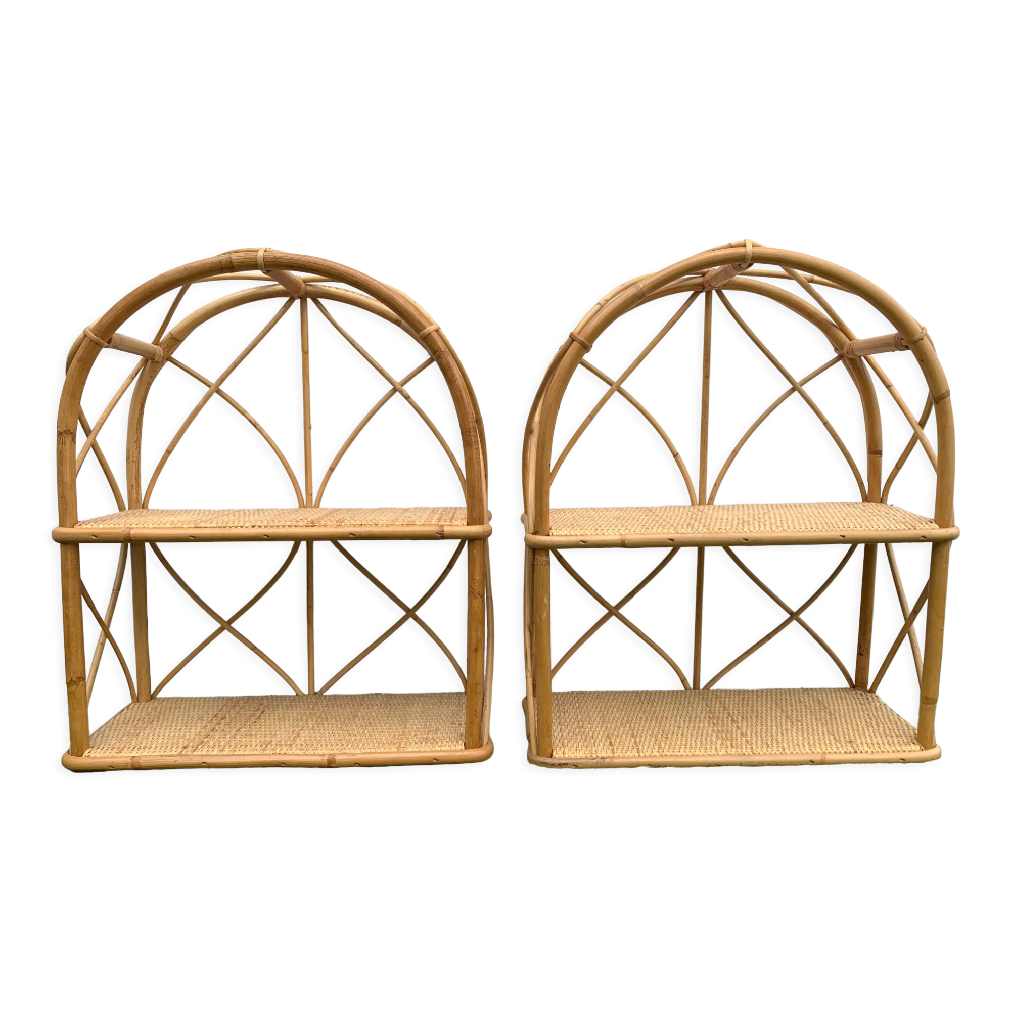 Lot De 4 Étagères Flottantes Invisibles Blanc - Support Mural Pour Livres Et Déco - Metal - Charge 12kg - Pour Bureau, Chambre, Cuisine