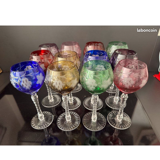 Lorraine crystal stemmed glasses