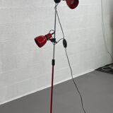Chromed metal floor lamp from the 80s