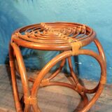 Rattan stool 1960s