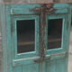 Buffet vaisselier meuble vitré en teck