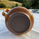 Glazed stoneware teapot